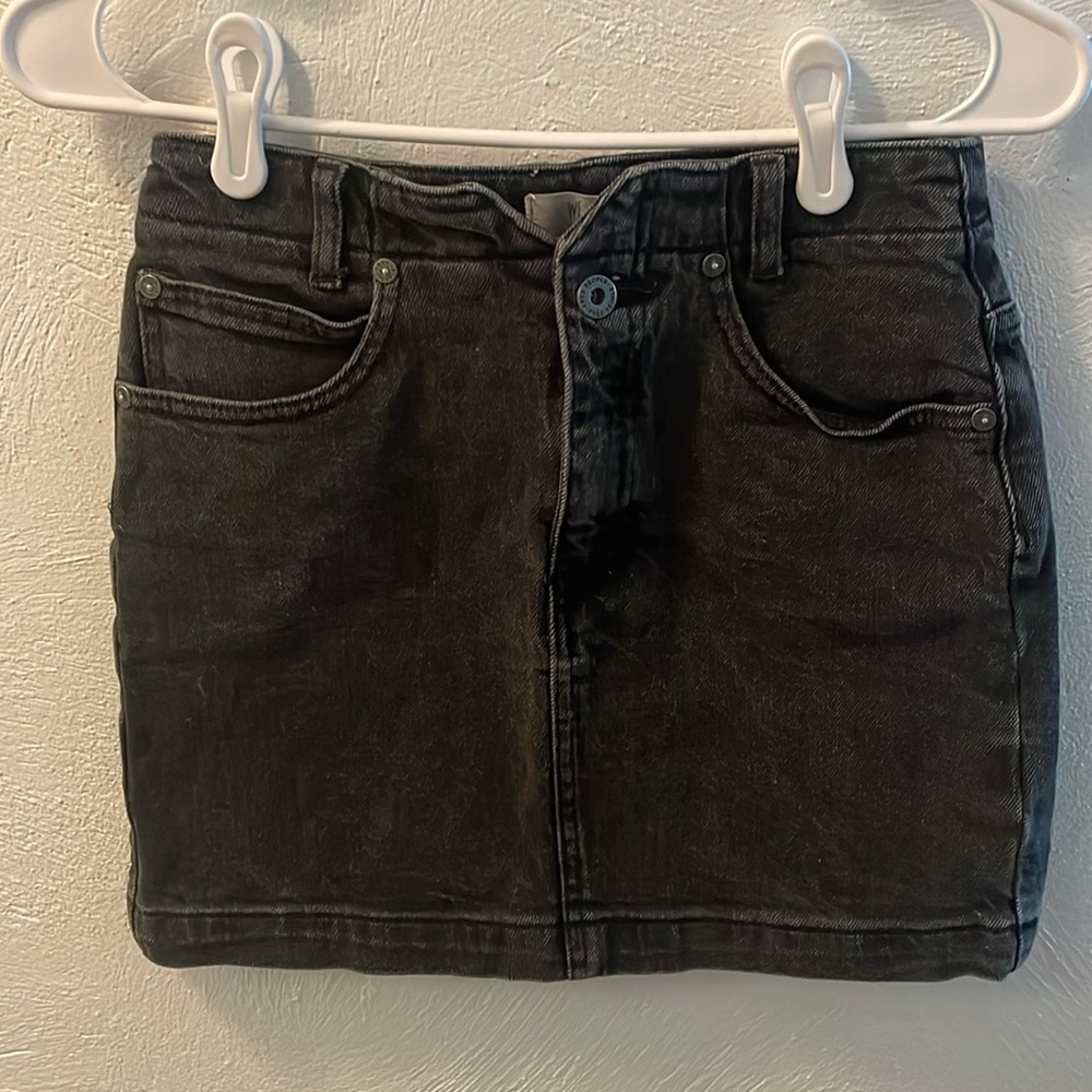 Timeless free people black mini skirt